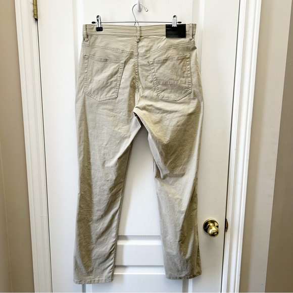English Laundry Men's Slim Fit 5 Pocket Twill Chino Pants Beige Size 32 - Picture 4 of 14